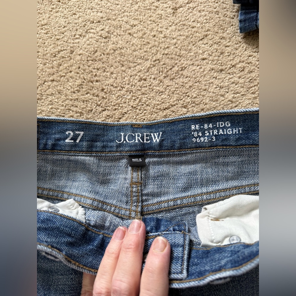 J. Crew Women’s Straight Fit Denim Jeans - Picture 2 of 5